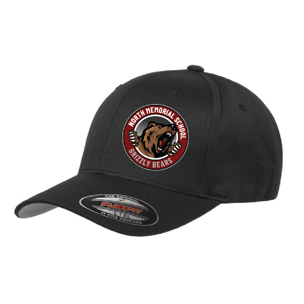 6277 Flexfit Wooly 6 Panel Cap - Black