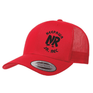 6606 Yupoong Adult Retro Trucker Cap - Red