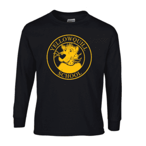 G240 Gildan Ultra Cotton Long Sleeve T-Shirt - Black