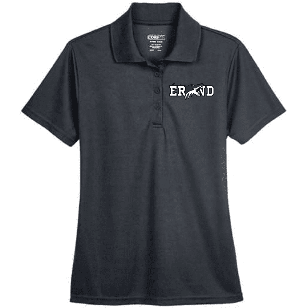 78181 Core365 Ladies' Origin Performance Pique Polo - Carbon