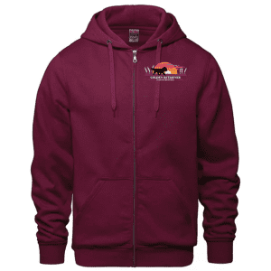 L00555 CSW 24/7 Surfer Full-Zip Hooded Sweatshirt - Maroon